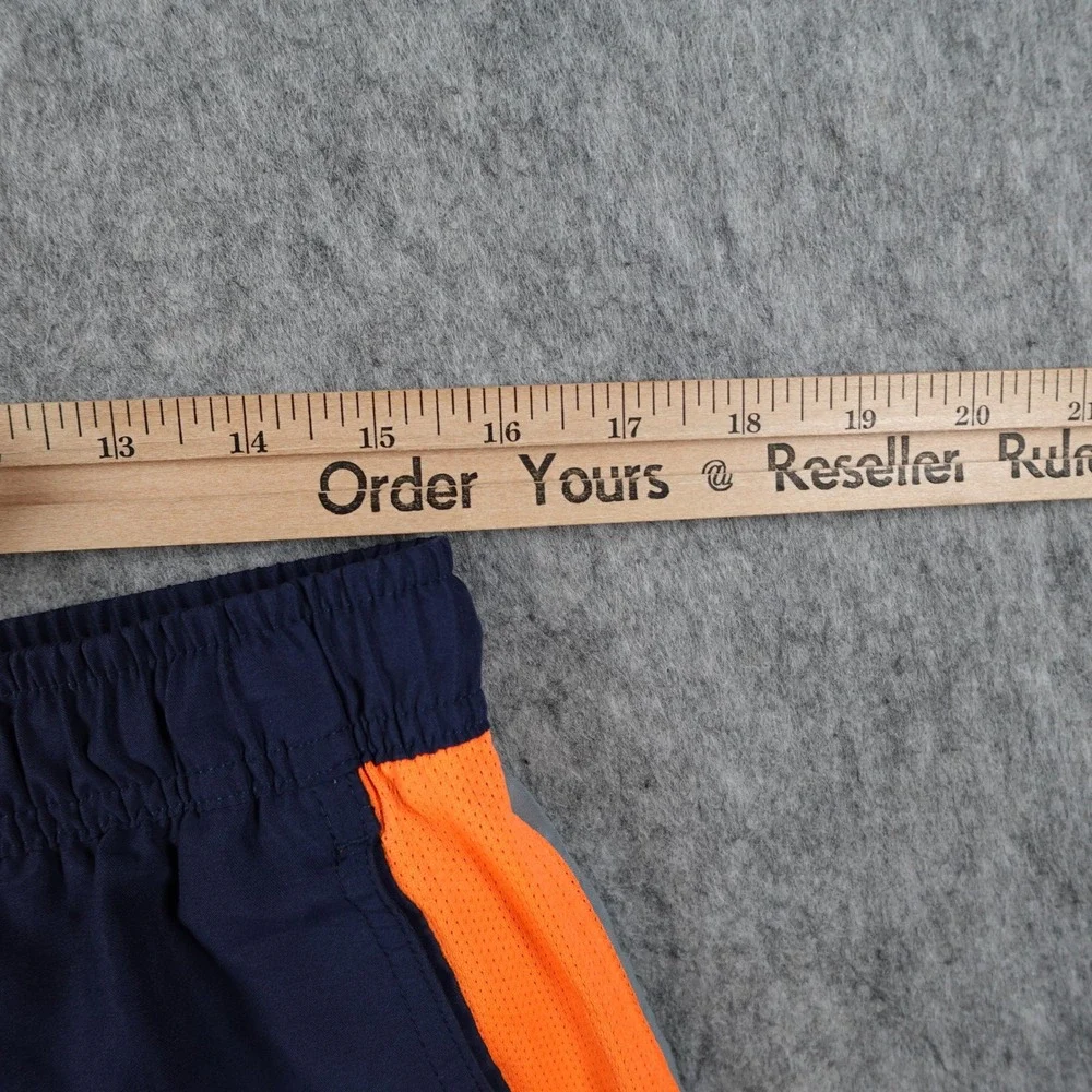 Nike Swim Trunks Mens Large Blue Orange Mesh Lined Shorts Volley 6